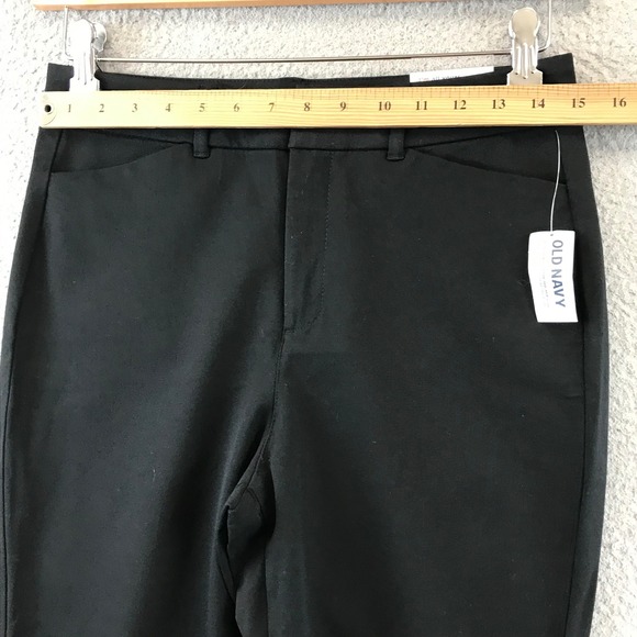 New Old Navy Womens High Rise Pixie Skinny Ankle Pants Black Size 8 NWT - Picture 6 of 12